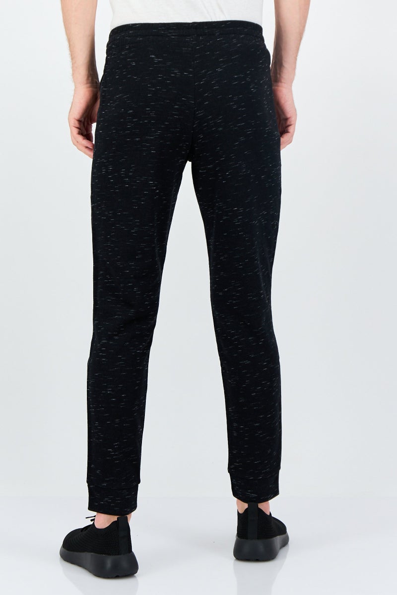 Adidas Men Sportswear Fit Embroidered Logo Outdoor Sweatpants, Black - Image 3